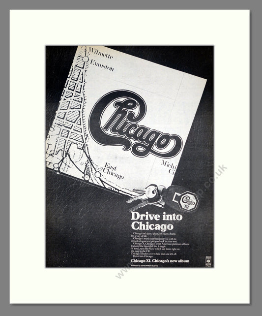 Chicago - Drive Into Chicago. Vintage Advert 1977 (ref AD18648)