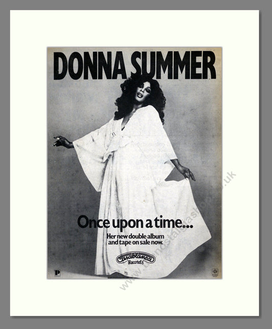 Donna Summer - Once Upon A Time. Vintage Advert 1977 (ref AD18667)