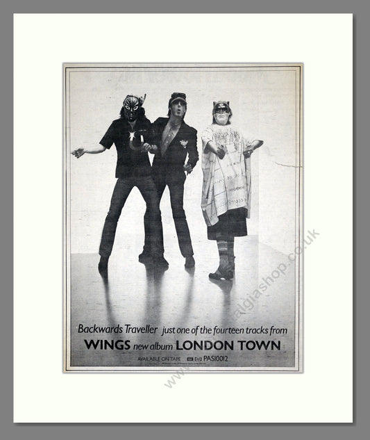 Wings - London Town. Vintage Advert 1978 (ref AD18678)