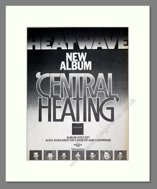 Heatwave - Central Heating. Vintage Advert 1978 (ref AD18694)