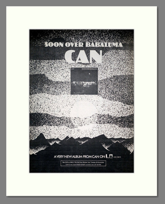 Can - Soon Over Babaluma. Vintage Advert 1974 (ref AD18695)