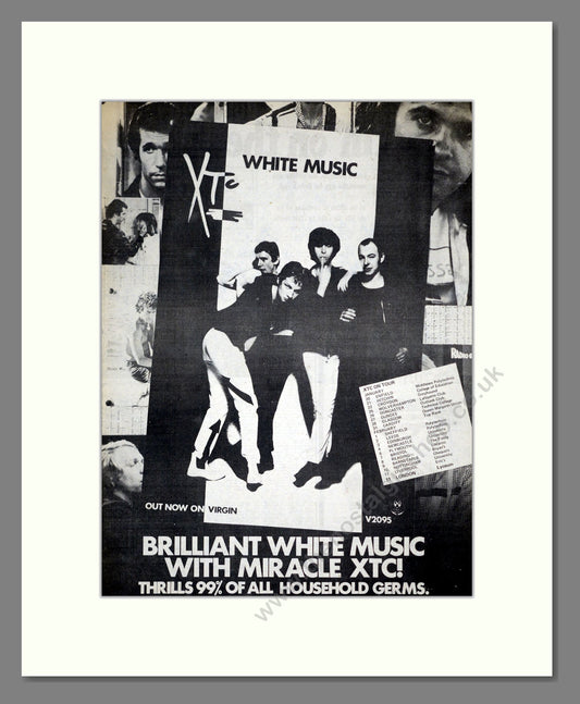 XTC - White Music. Vintage Advert 1978 (ref AD18707)