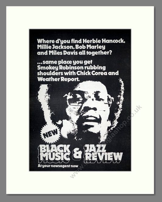 Various Artists - Black Music And Jazz Review. Vintage Advert 1978 (ref AD18708)