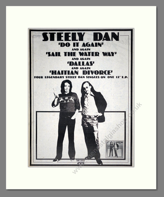 Steely Dan - Do It Again. Vintage Advert 1977 (ref AD18716)