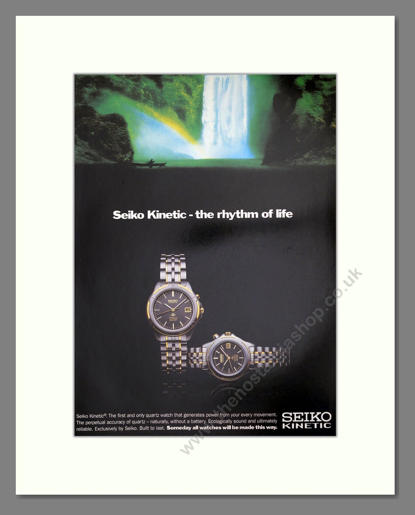 Seiko - Kinetic. Vintage Advert 1996 (ref AD62218)