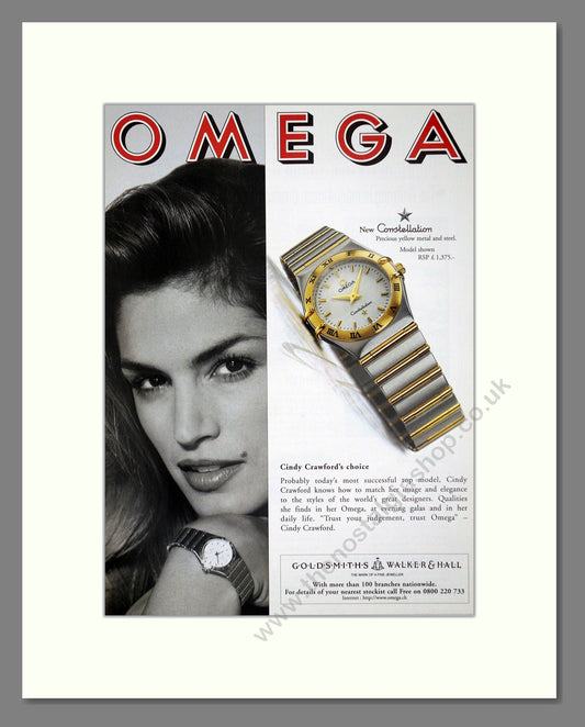 Omega - Constellation. Vintage Advert 1996 (ref AD62286)