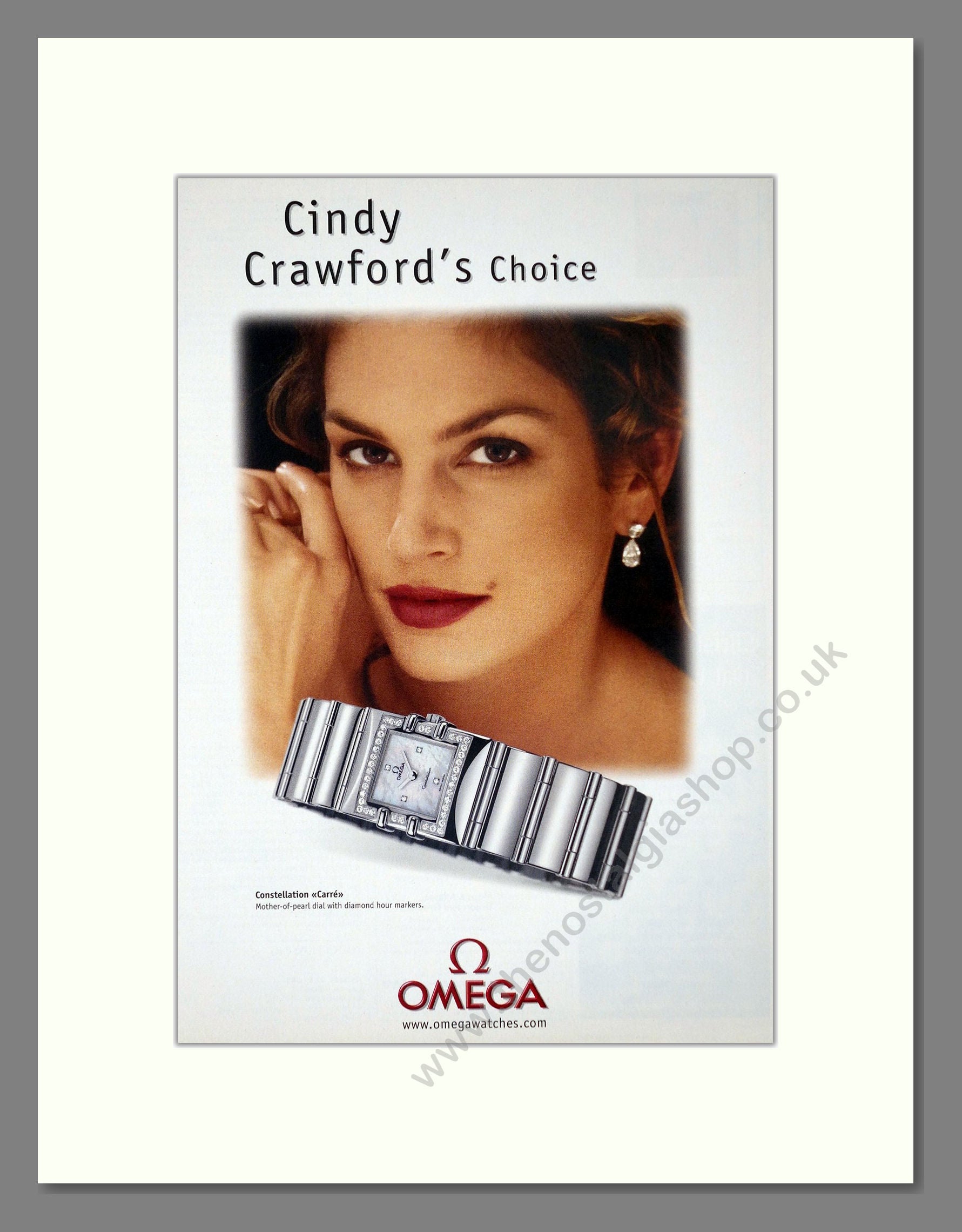 Omega - Constellation. Vintage Advert 2000 (ref AD62287)