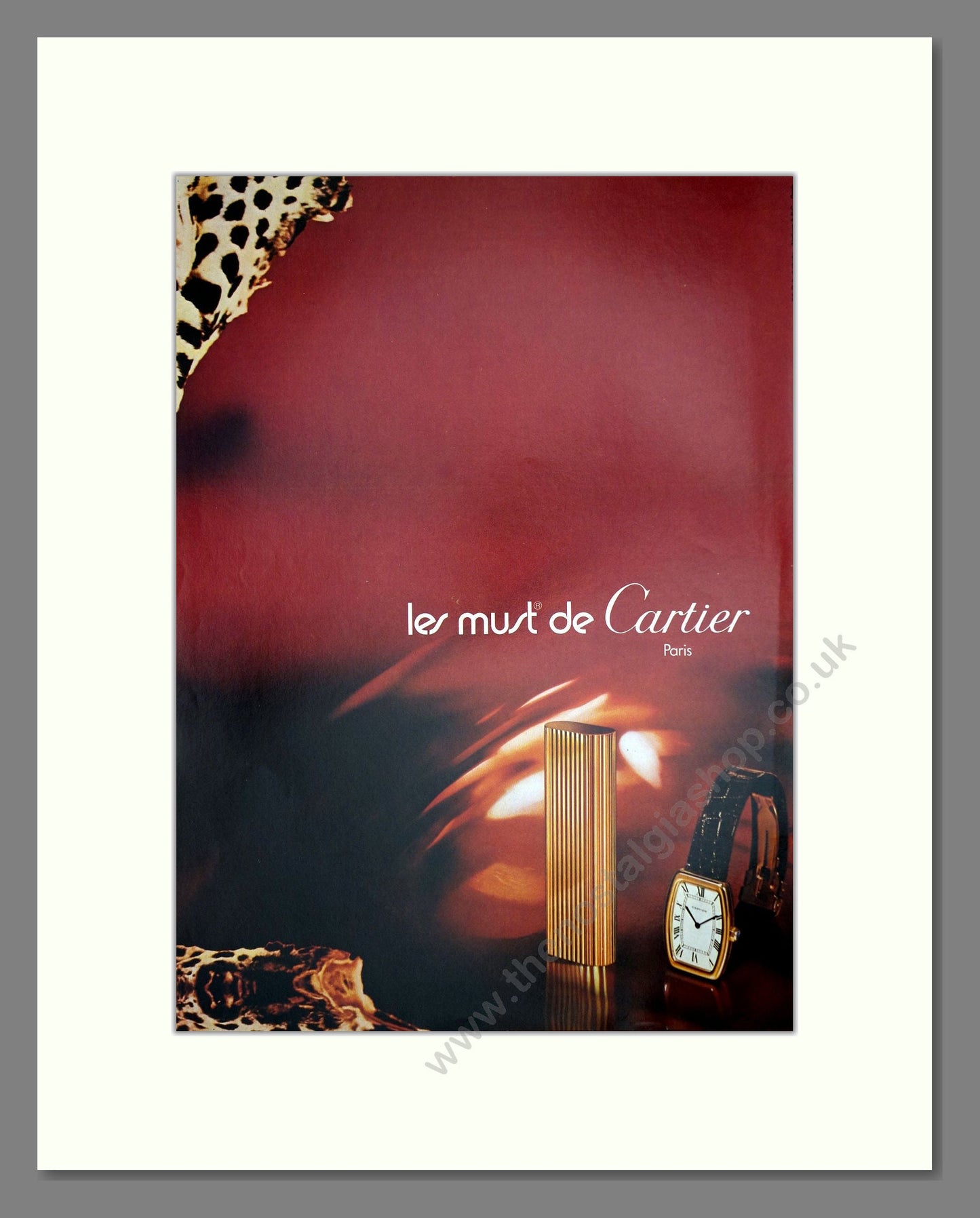 Cartier - Les Must De Cartier. Vintage Advert 1976 (ref AD62380)