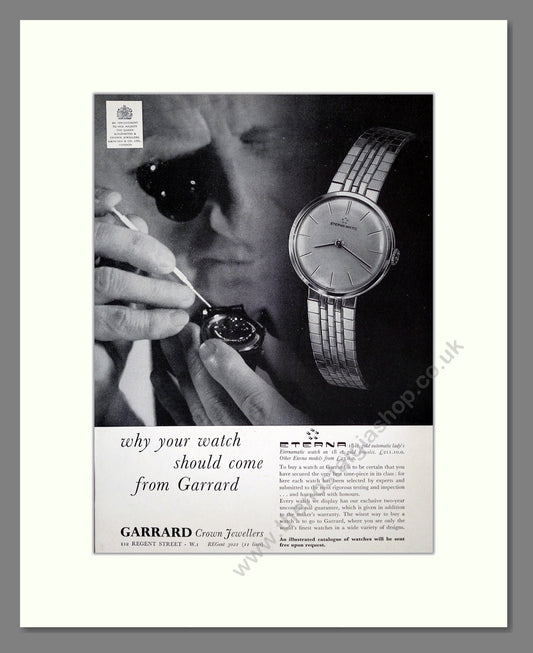 Eterna - Eterna at Garrard. Vintage Advert 1969 (ref AD62512)