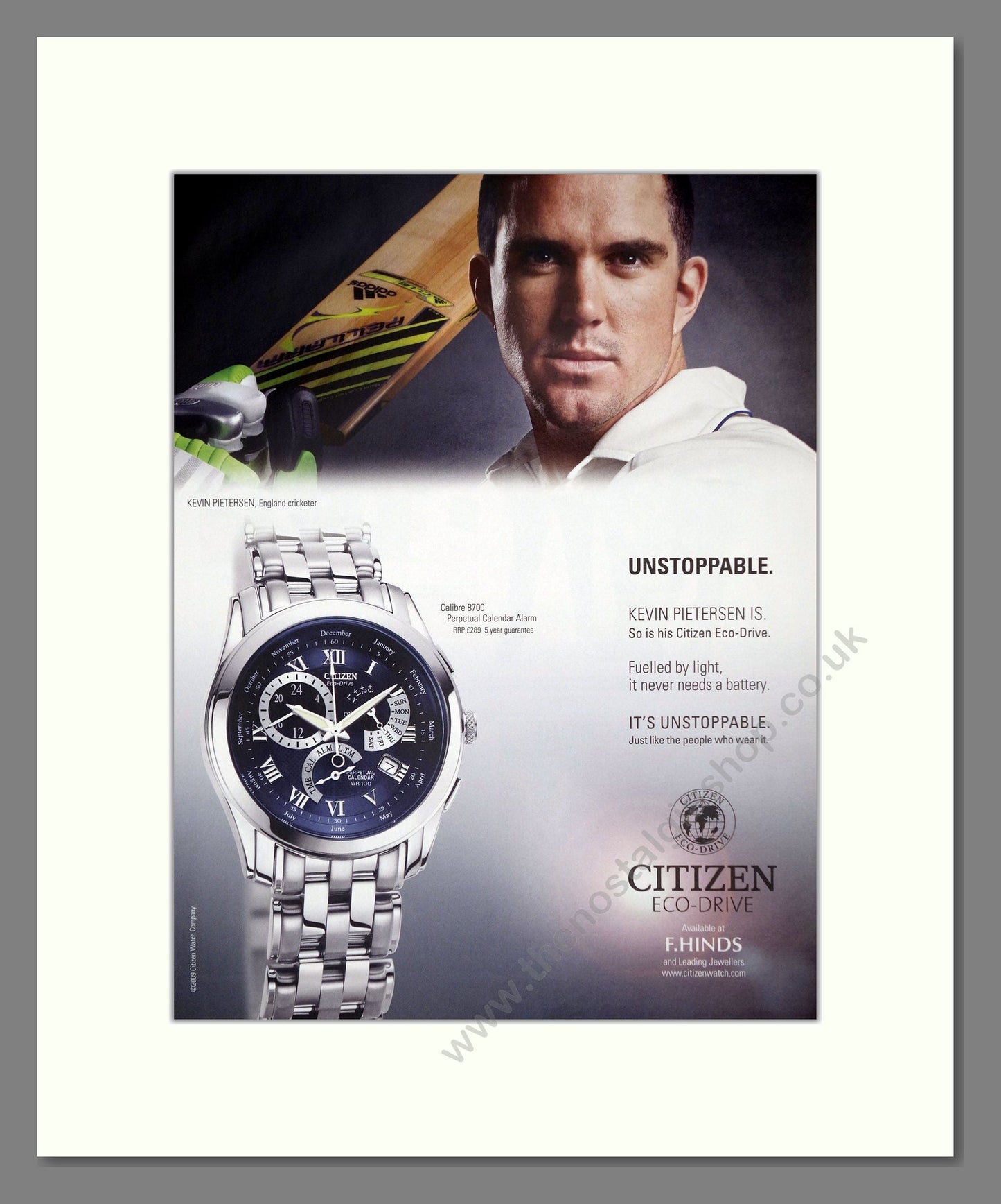 Citizen - Eco-Drive. Vintage Advert 2010 (ref AD62523)