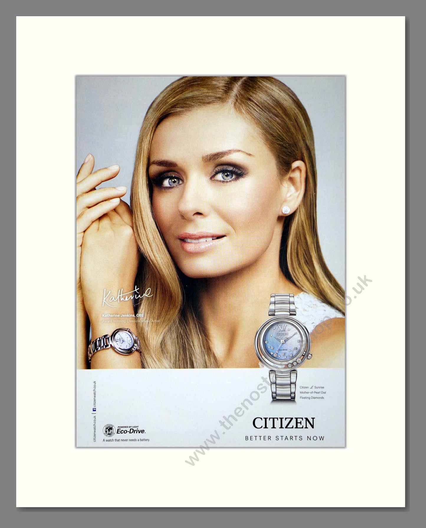 Citizen - Eco-Drive. Vintage Advert 2015 (ref AD62527)