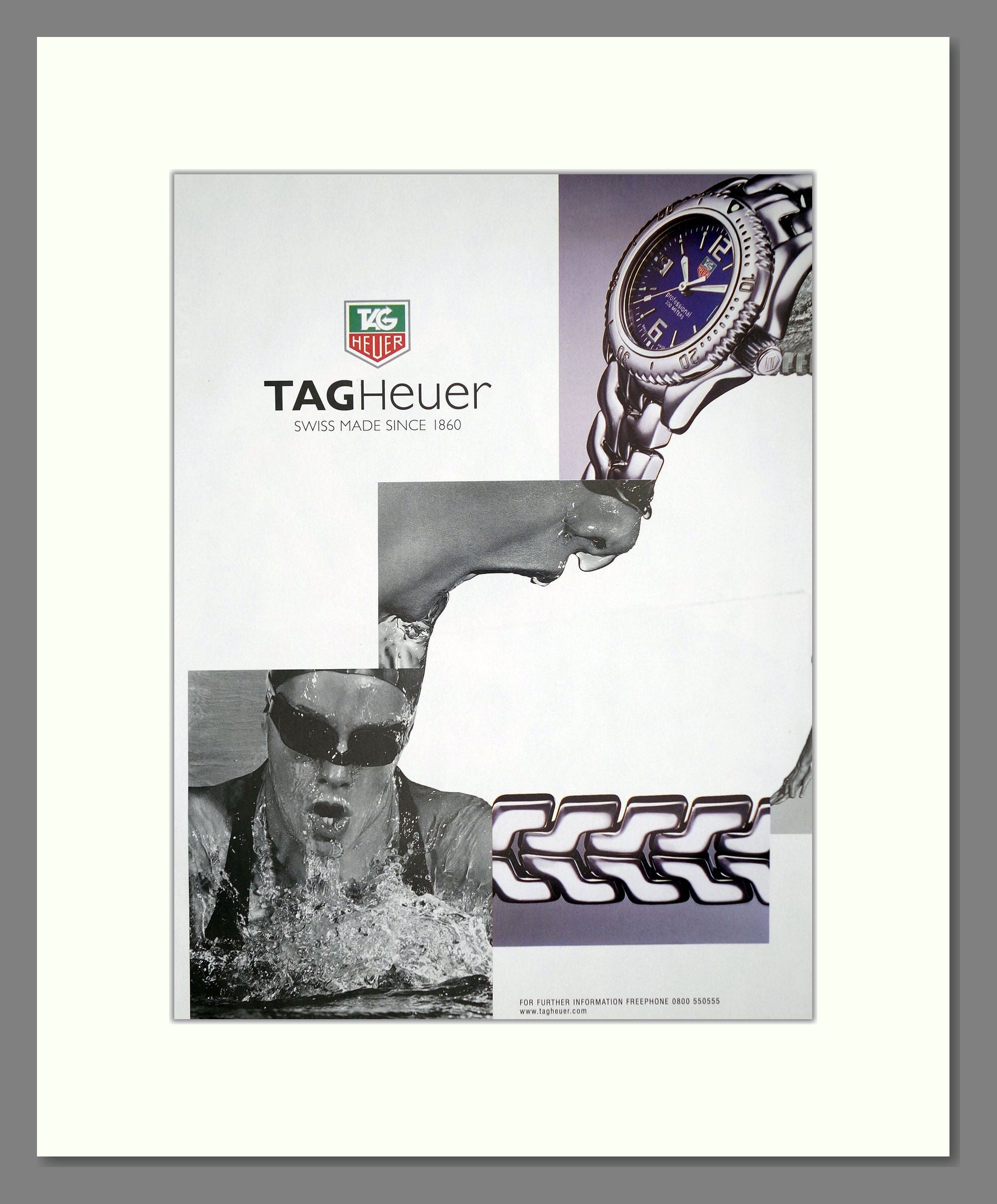 Tag Heuer - Link Series. Vintage Advert 1999 (ref AD62572)