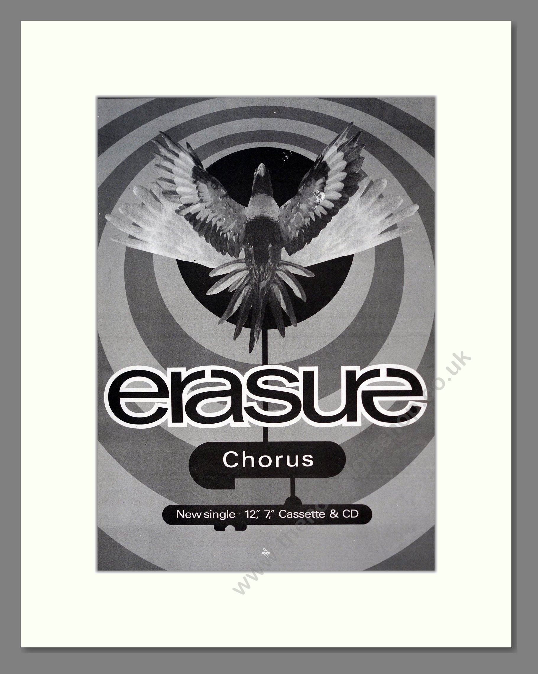 Erasure - Chorus. Vintage Advert 1991 (ref AD18817)