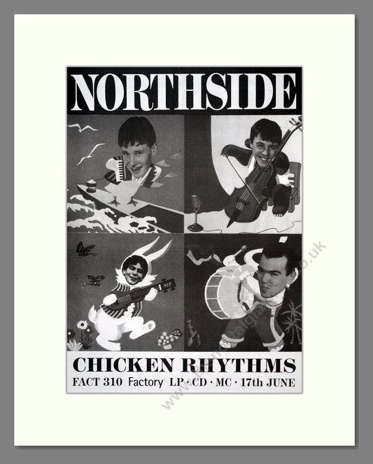 Northside - Chicken Rhythms. Vintage Advert 1991 (ref AD18818)