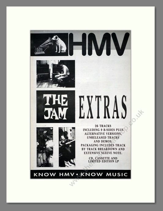 Jam (The) - Extras. Vintage Advert 1992 (ref AD18836)