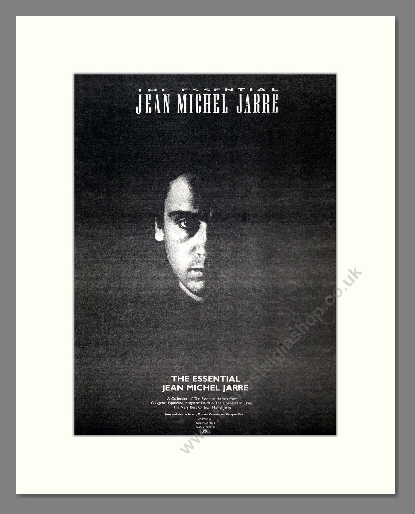 Jean Michel Jarre - The Essential JMJ. Vintage Advert 1983 (ref AD18864)