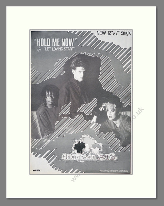 Thompson Twins - Hold Me Now. Vintage Advert 1983 (ref AD18866)