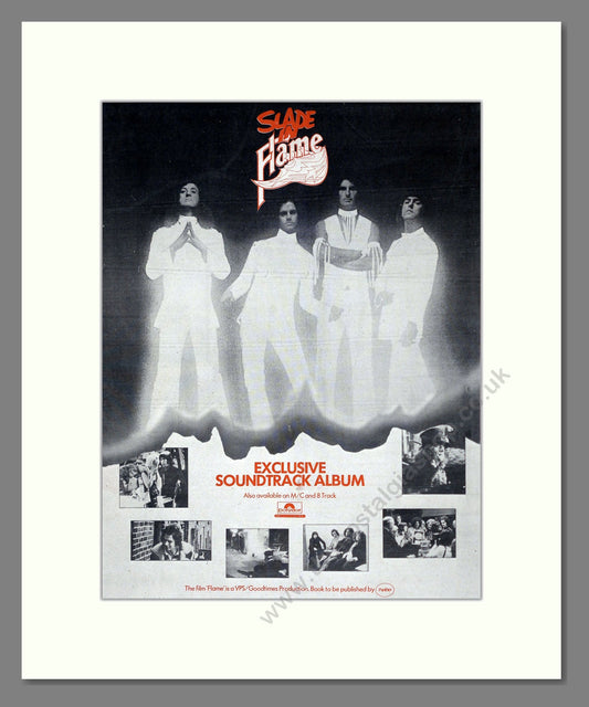 Slade - Slade In Flame. Vintage Advert 1974 (ref AD18880)