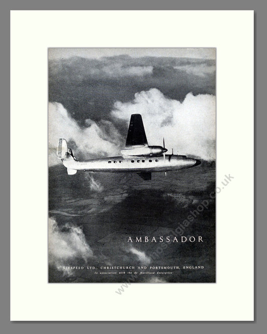 Airspeed Limited - Ambassador. Vintage Advert 1949 (ref AD63058)