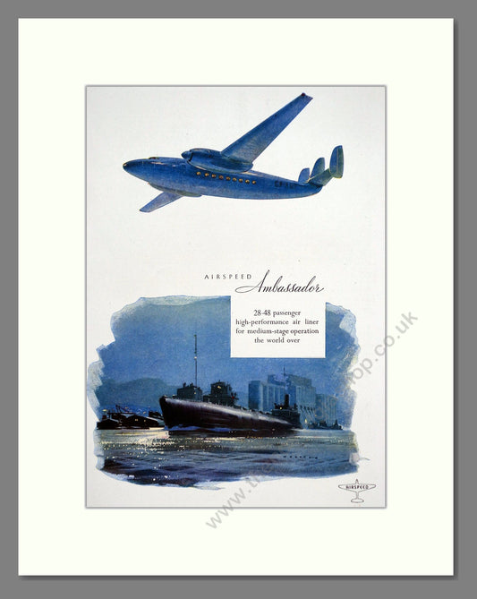 Airspeed Limited - Ambassador. Vintage Advert 1947 (ref AD63081)