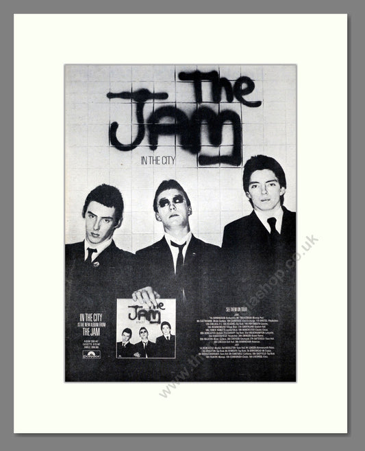 Jam (The) - In The City. Vintage Advert 1977 (ref AD18995)