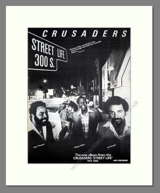 Crusaders - Street Life. Vintage Advert 1979 (ref AD19028)