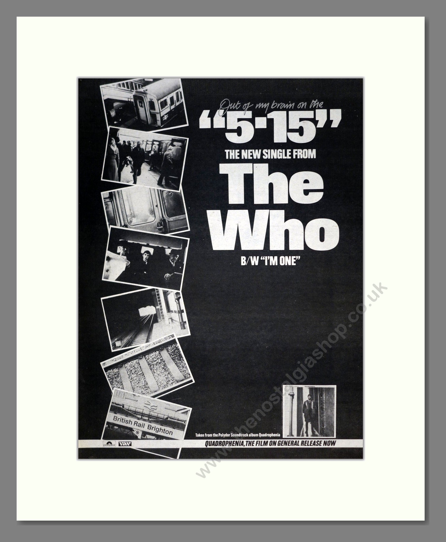 Who (The) - Out Of My Brain On The 5.15. Vintage Advert 1979 (ref AD19044)