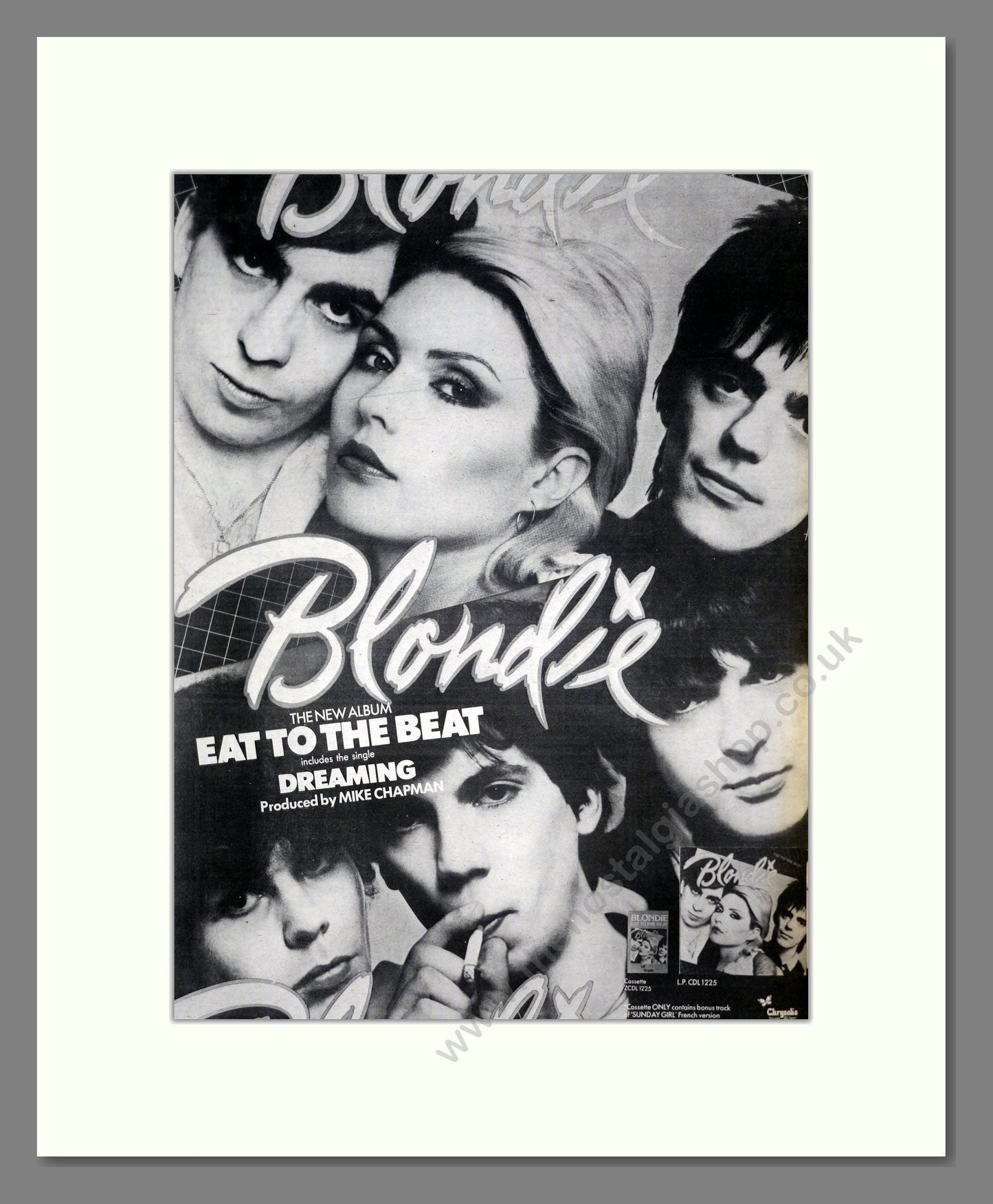 Blondie - Eat To The Beat. Vintage Advert 1979 (ref AD19178)