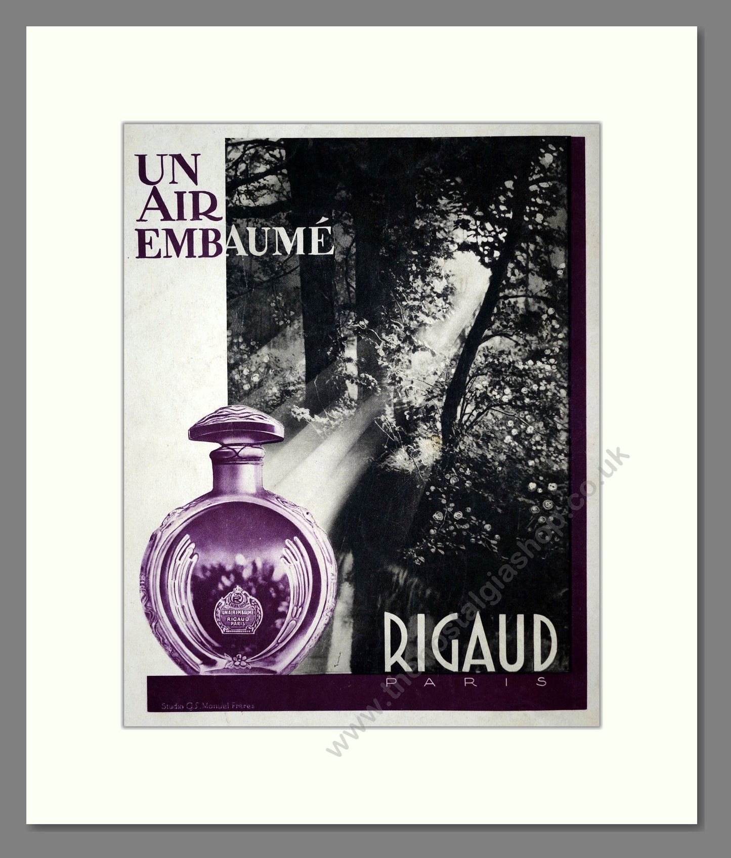 Rigaud Perfume. Original Advert 1931 (ref AD302300)