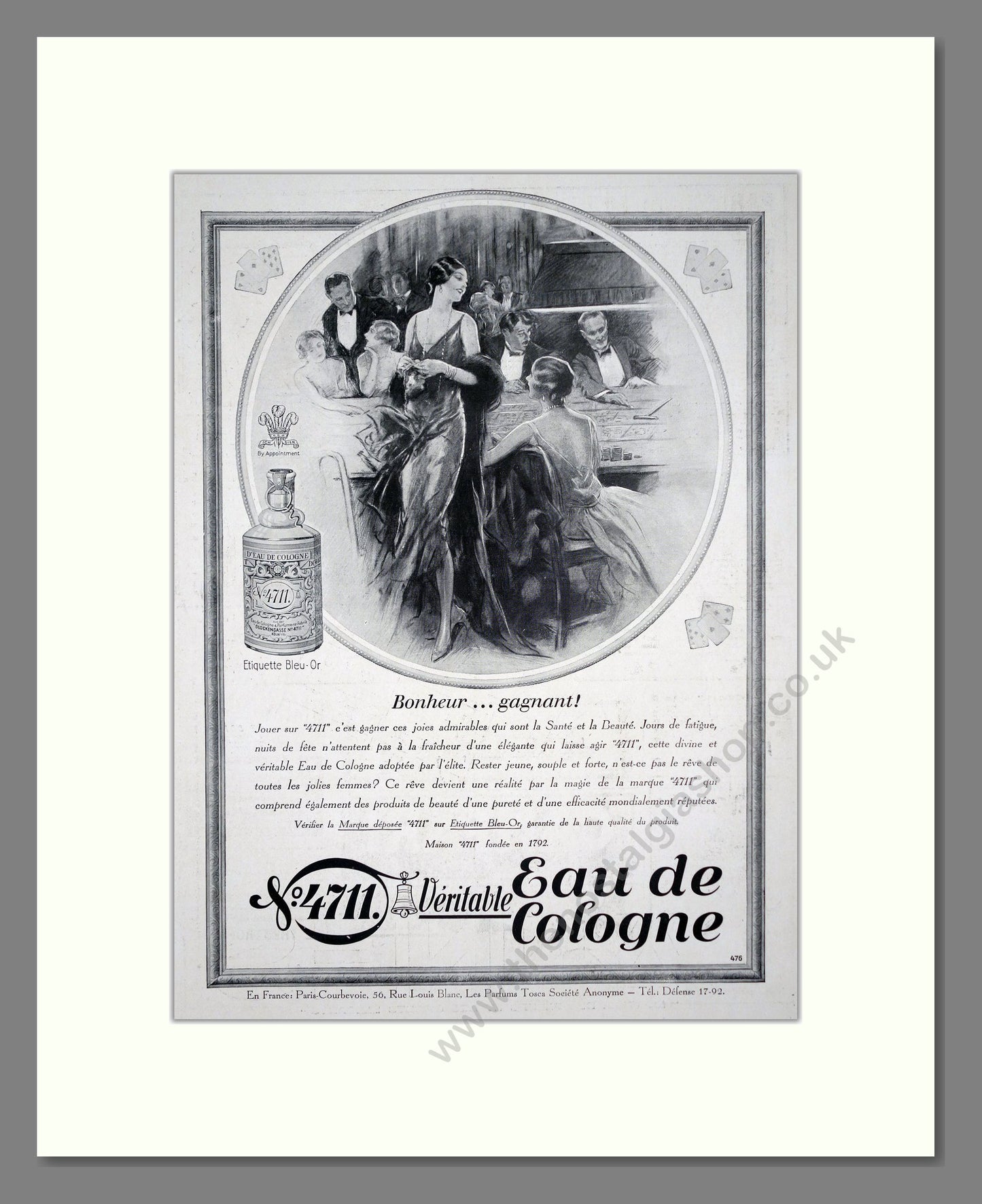 4711 Perfume. Original Advert 1931 (ref AD302301)