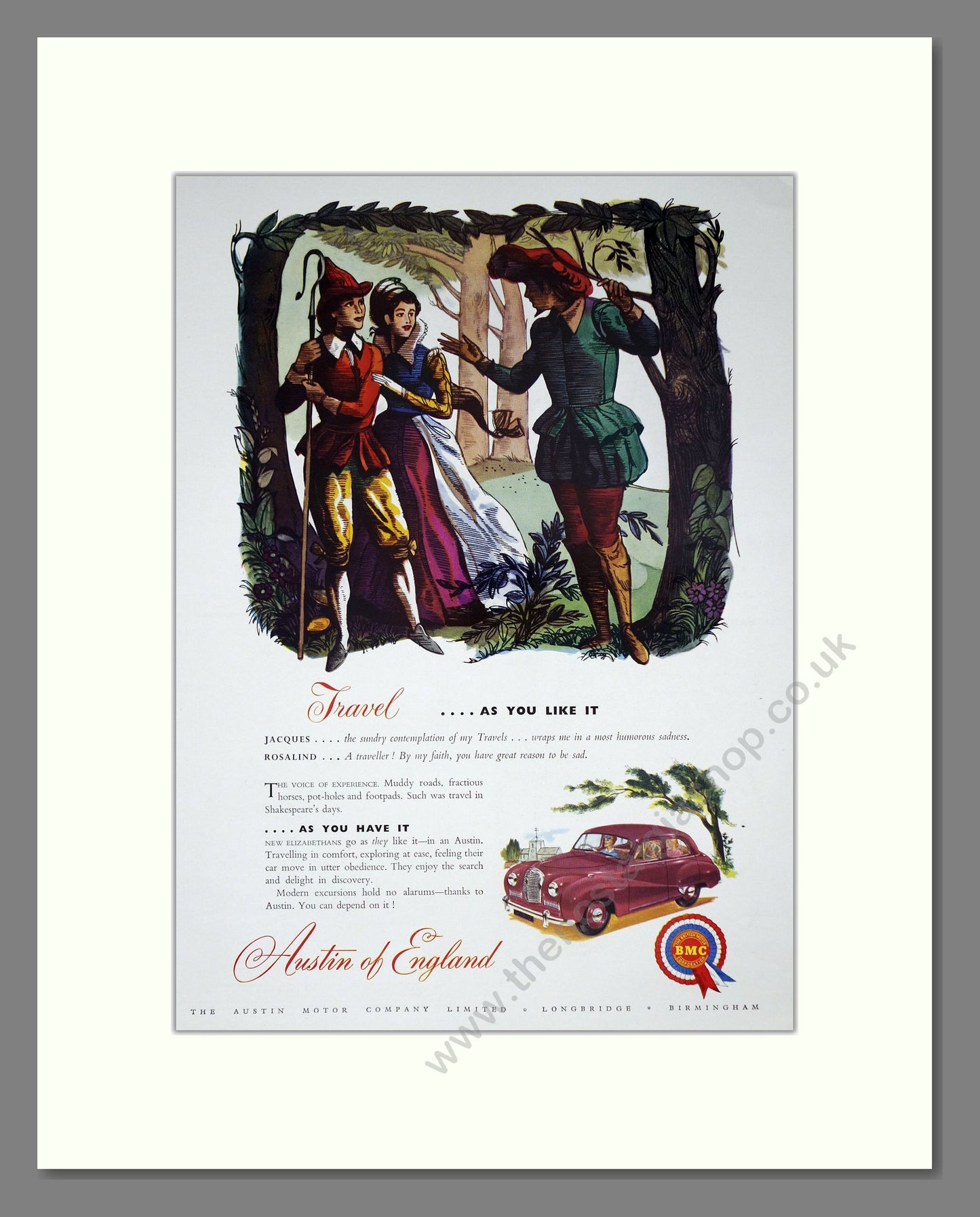 Austin Of England. Original Advert 1953 (ref AD302304)