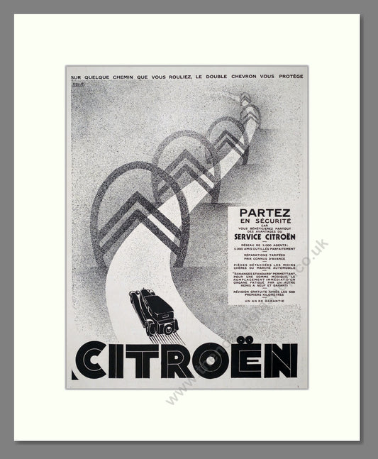 Citroen. Original French Advert 1931 (ref AD302313)