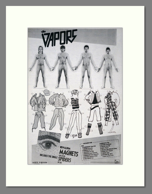 Vapors (The) - Magnets. Vintage Advert 1981 (ref AD19220)