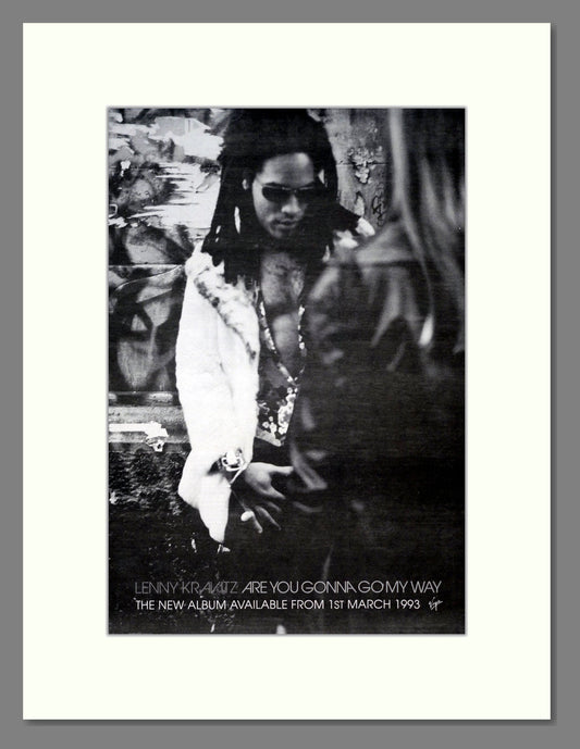 Lenny Kravitz - Are You Gonna Go My Way. Vintage Advert 1993 (ref AD19251)