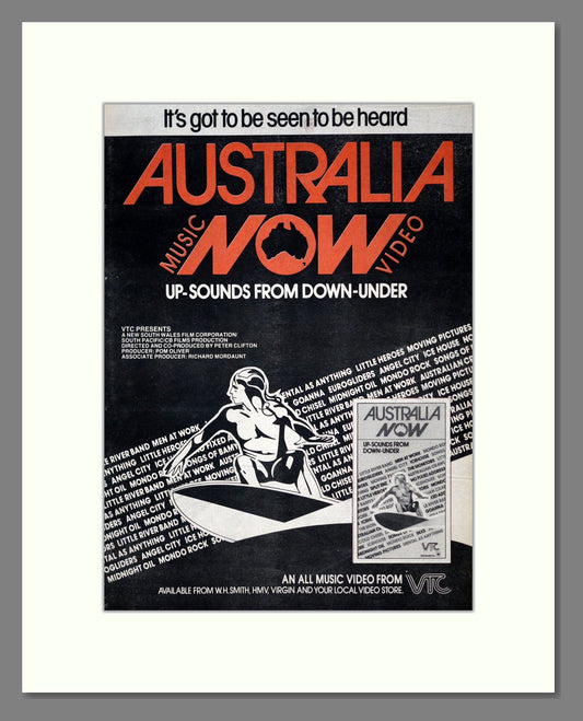 Various Artists - Australia Sounds From Down Under. Vintage Advert 1983 (ref AD19288)