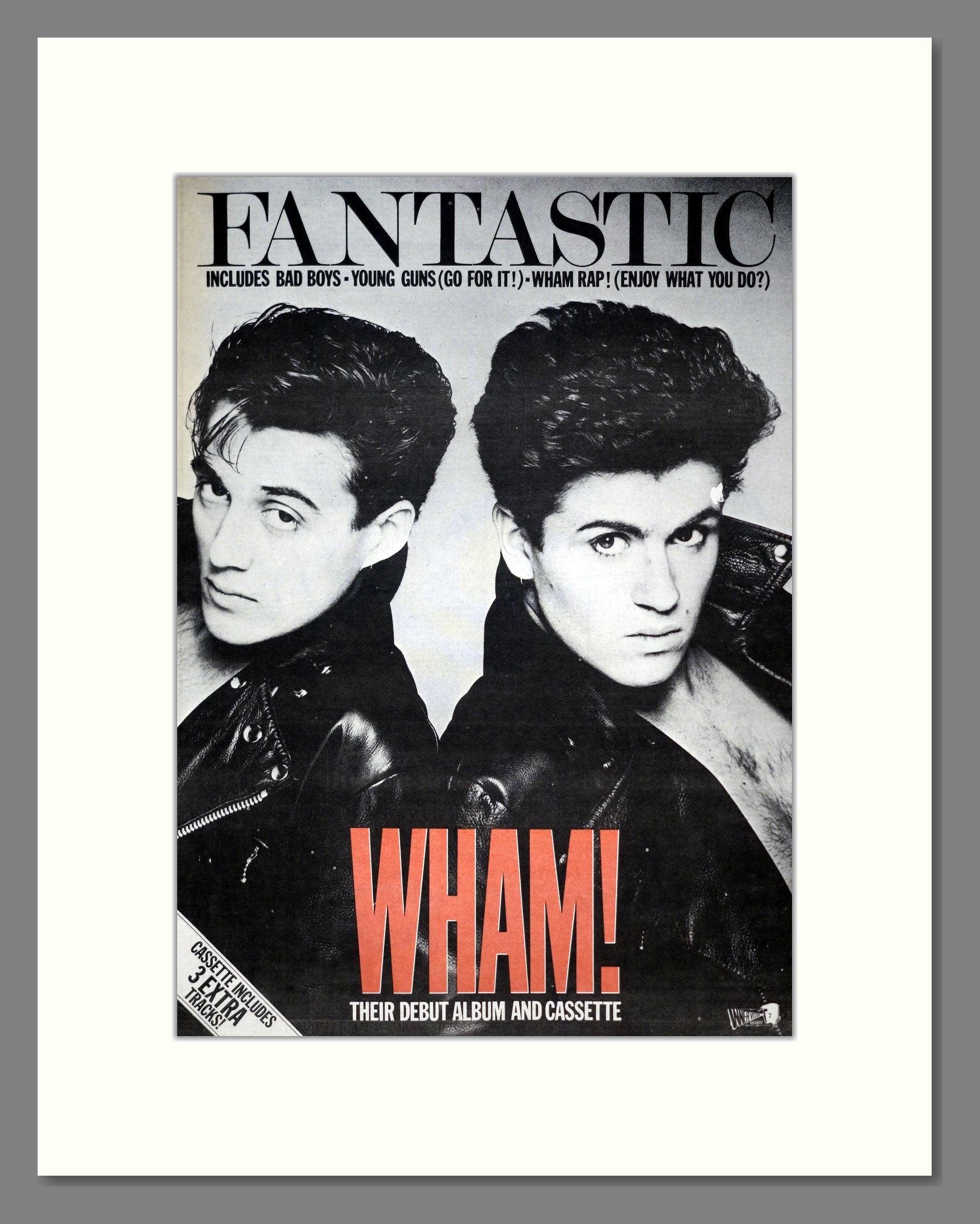 Wham! - Fantastic. Vintage Advert 1983 (ref AD19297)