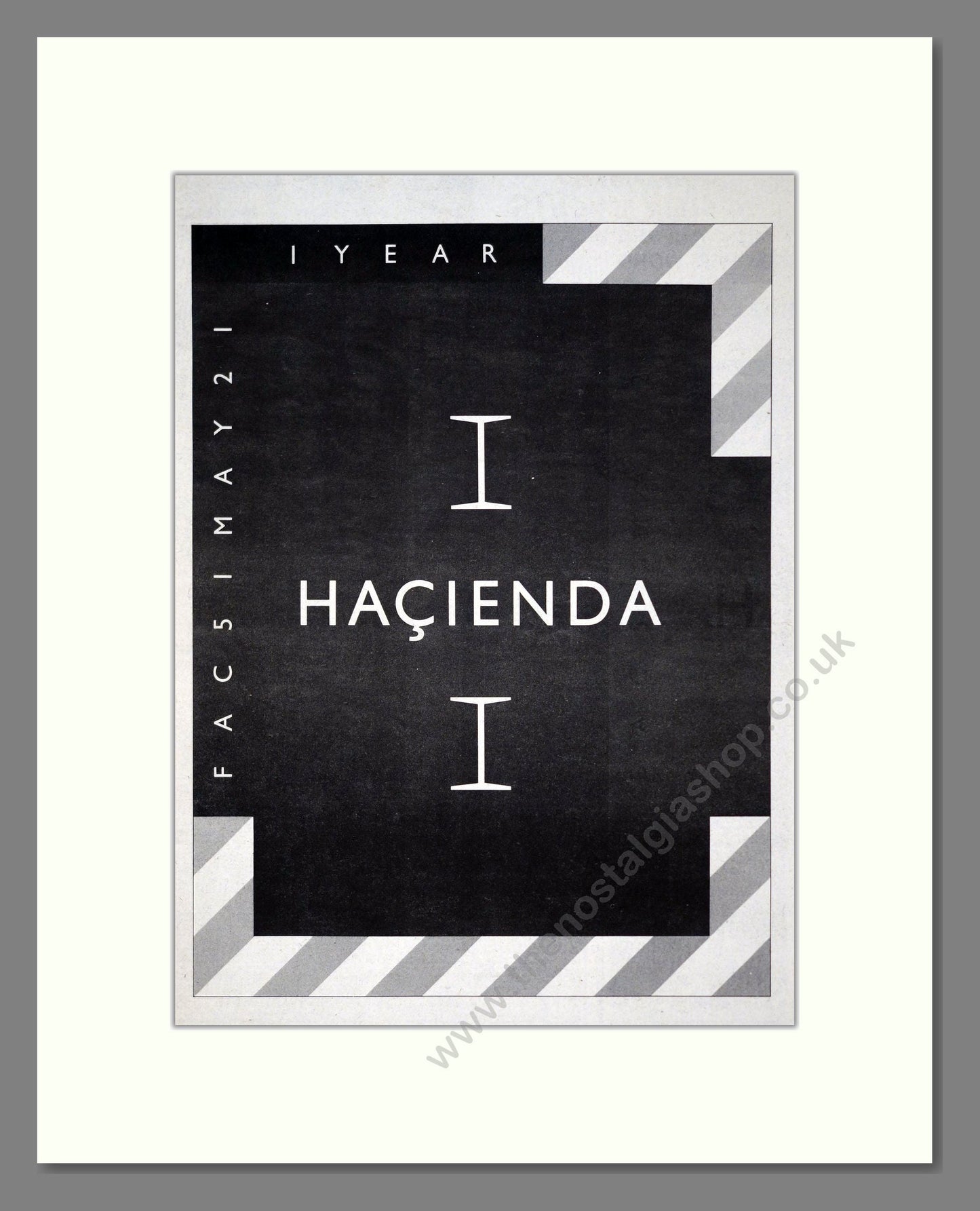 Hacienda - I. Vintage Advert 1983 (ref AD19303)