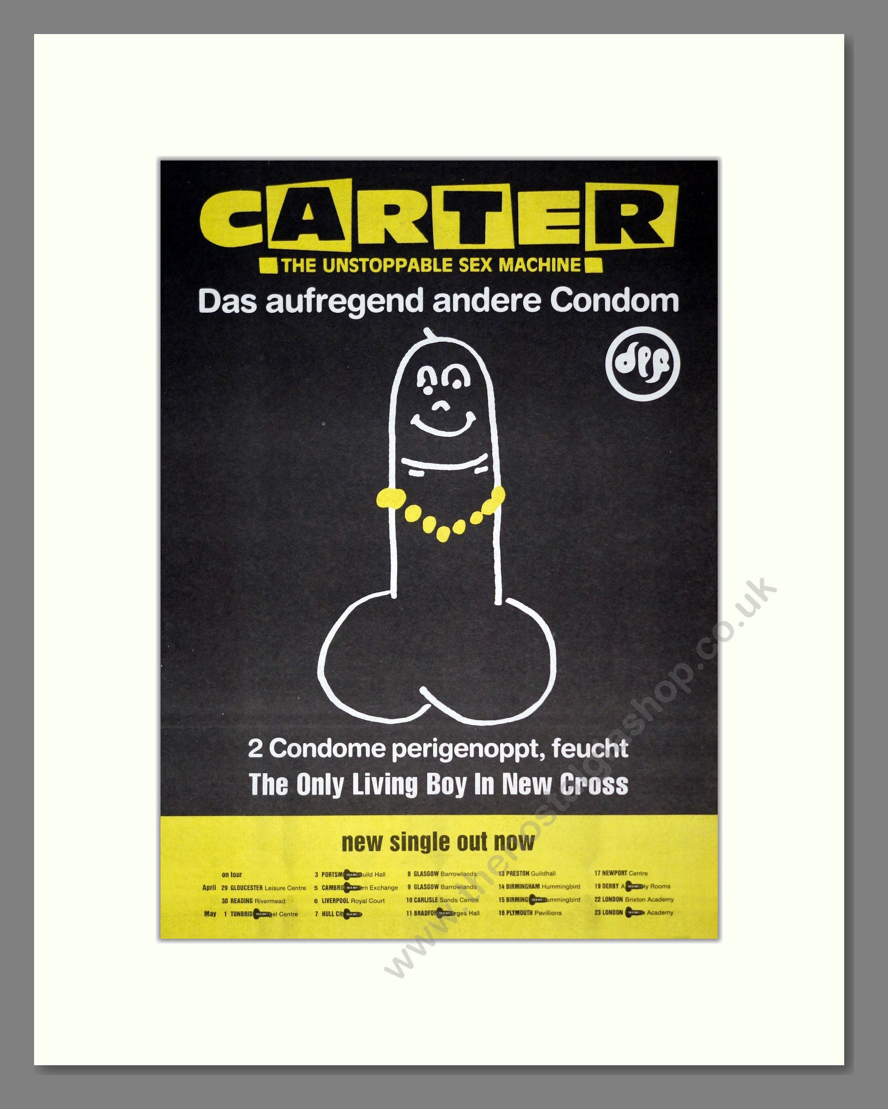 Carter USM - The Only Living Boy In New Cross. Vintage Advert 1992 (ref AD19320)