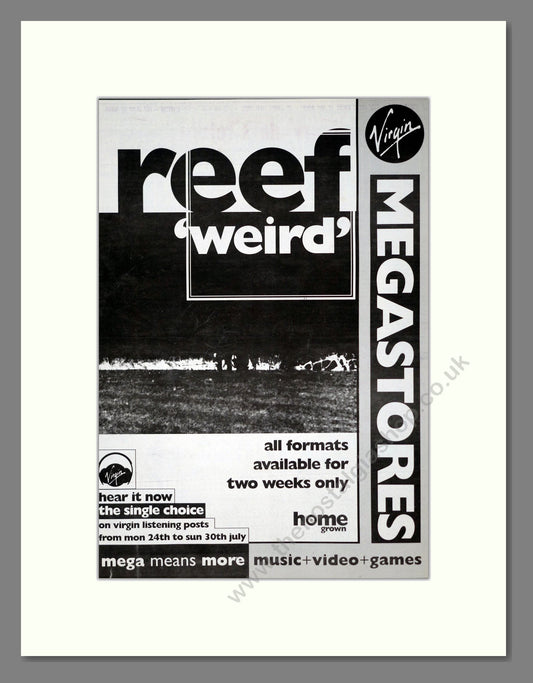 Reef - Weird. Vintage Advert 1995 (ref AD19337)