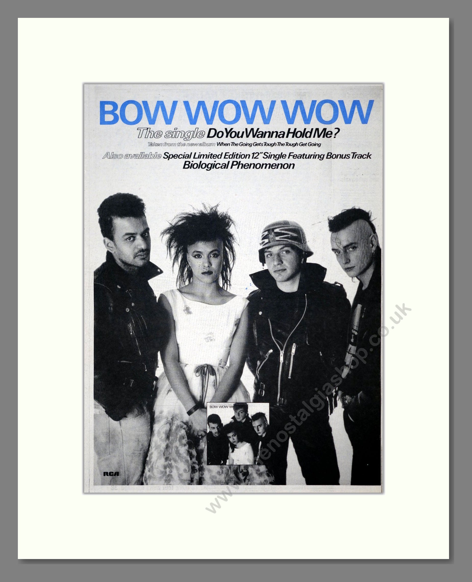 Bow Wow Wow - Do You Wanna Hold Me?. Vintage Advert 1983 (ref AD19388)