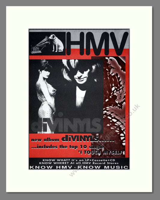 DiVinyls - I Touch Myself. Vintage Advert 1991 (ref AD19453)