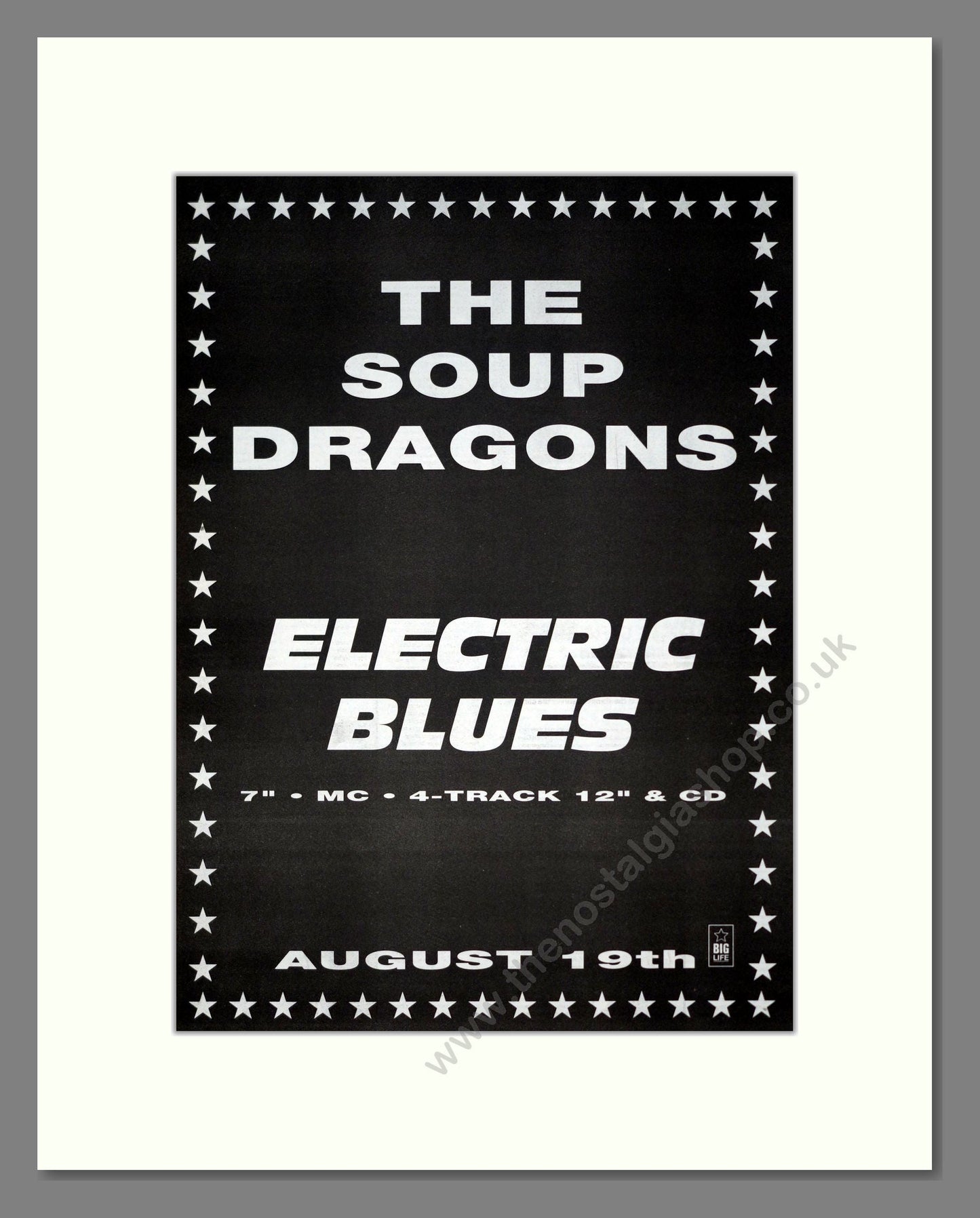 Soup Dragons (The) - Electric Blues. Vintage Advert 1991 (ref AD19459)