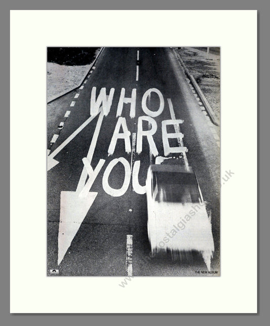 Who (The) - Who Are You. Vintage Advert 1978 (ref AD19501)