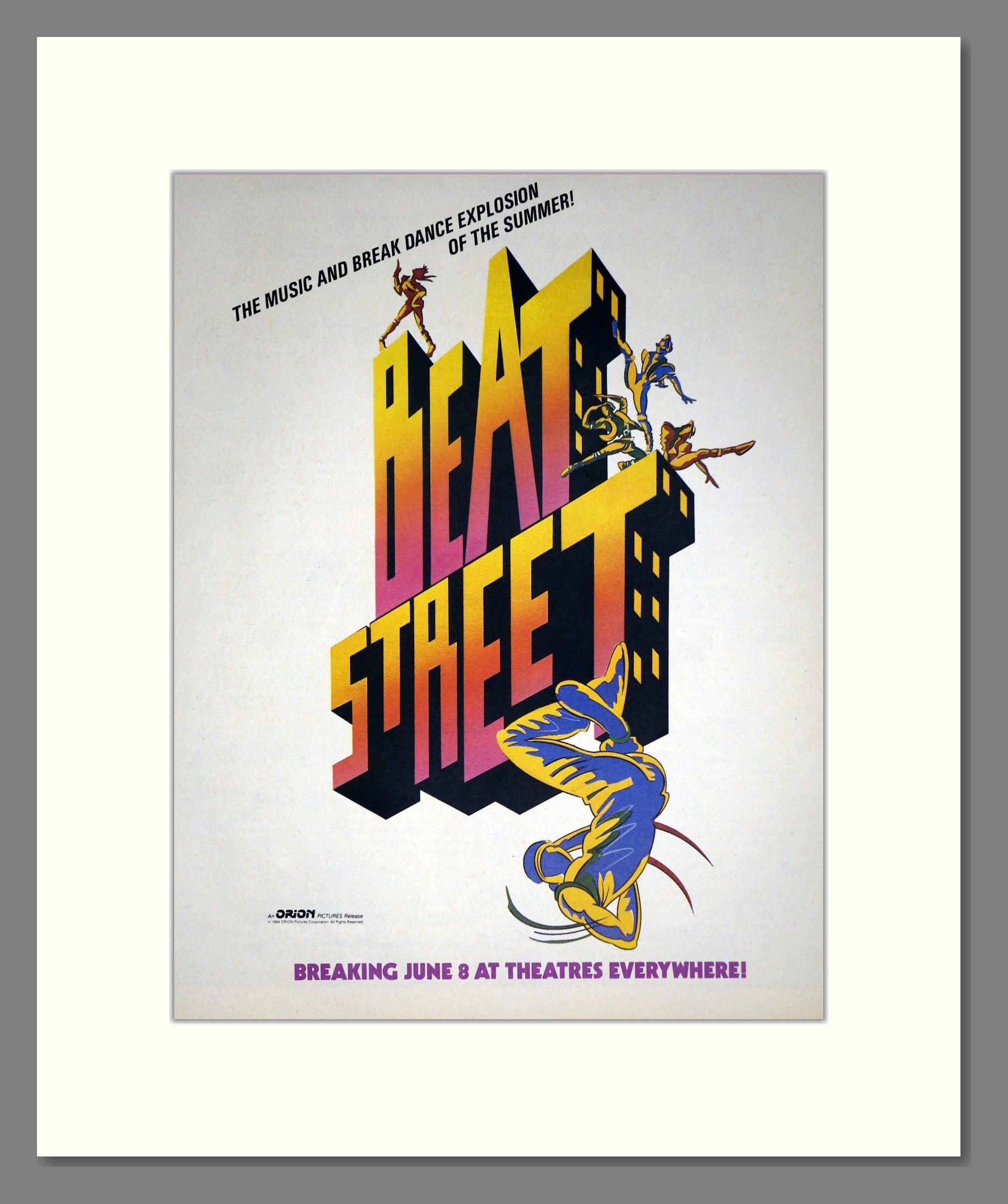 Beat Street - Breakdance Explosion. Vintage Advert 1984 (ref AD302225)