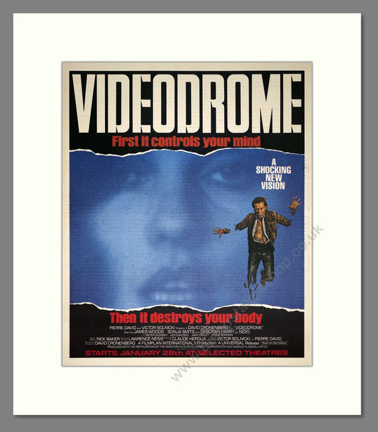 Videodrome - David Cronenberg. Vintage Advert 1983 (ref AD302236)