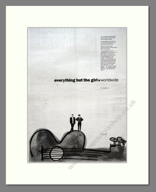 Everything But The Girl - Worldwide. Vintage Advert 1991 (ref AD19591)