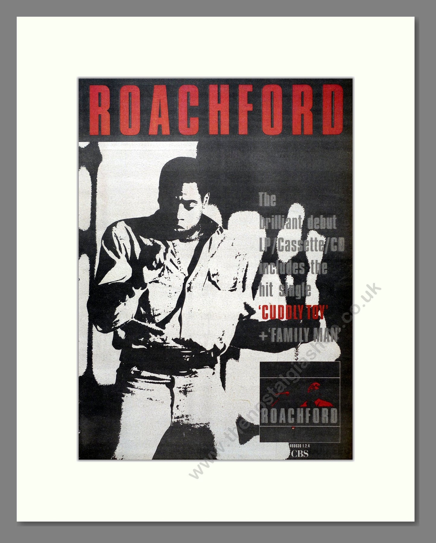 Roachford - Debut Album. Vintage Advert 1989 (ref AD19598)