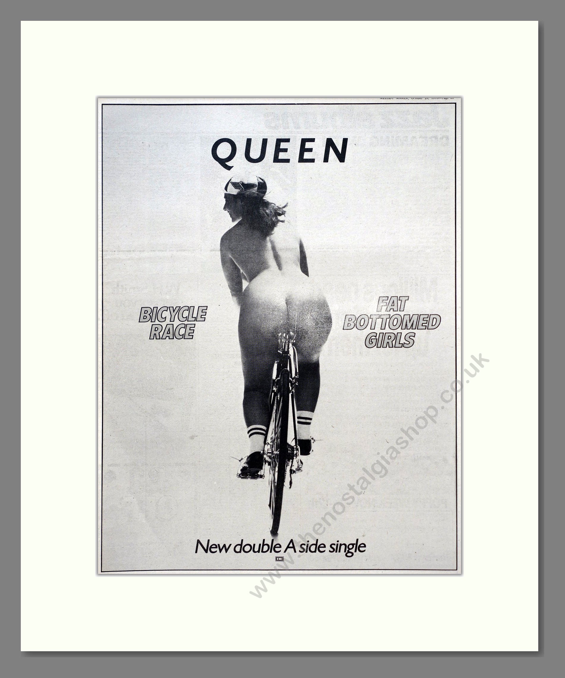 Queen - Fat Bottomed Girls. Vintage Advert 1978 (ref AD19611)