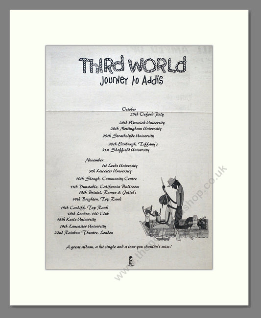 Third World - Journey To Addis. Vintage Advert 1978 (ref AD19613)