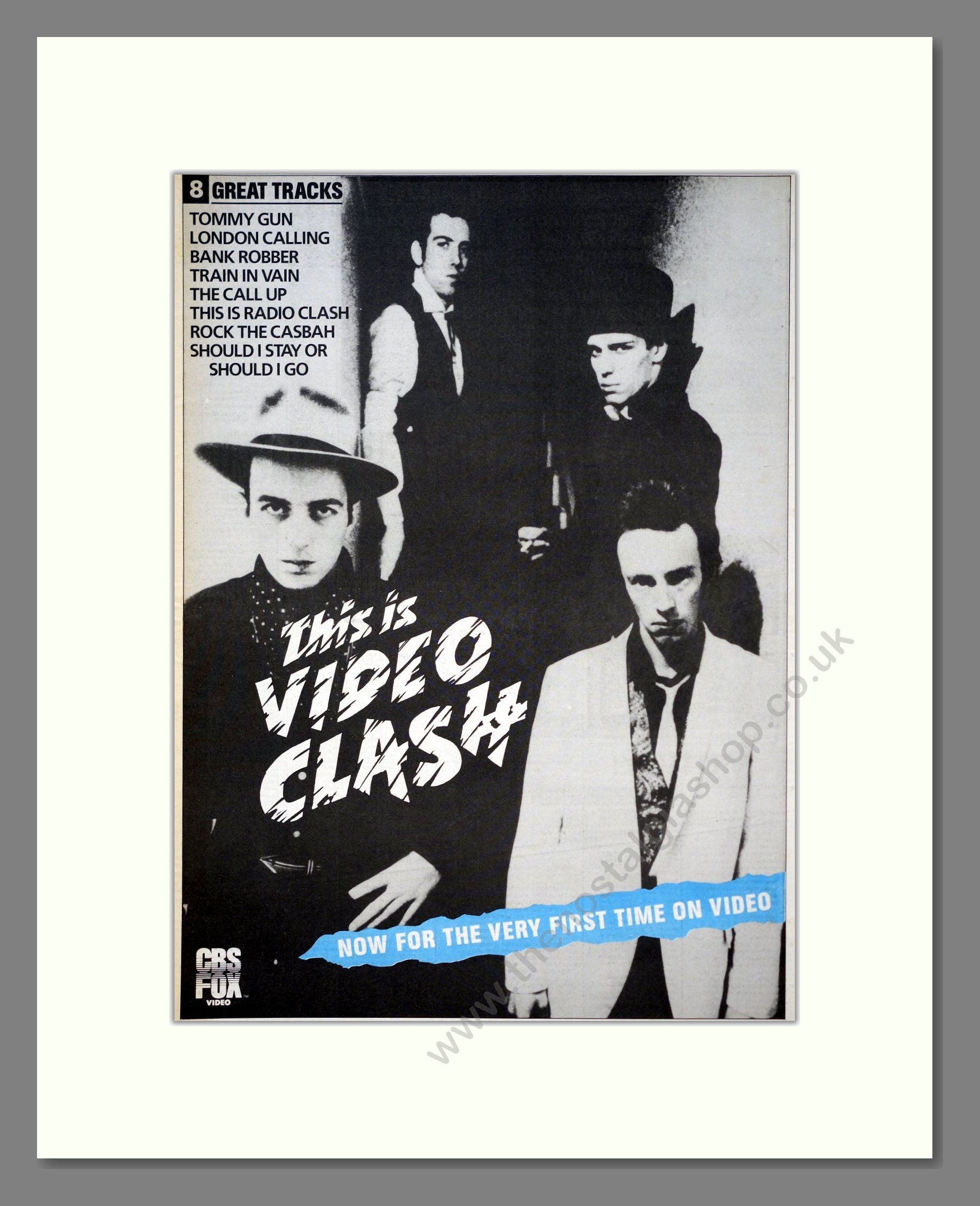 Clash (The) - This Is Video. Vintage Advert 1985 (ref AD19632)